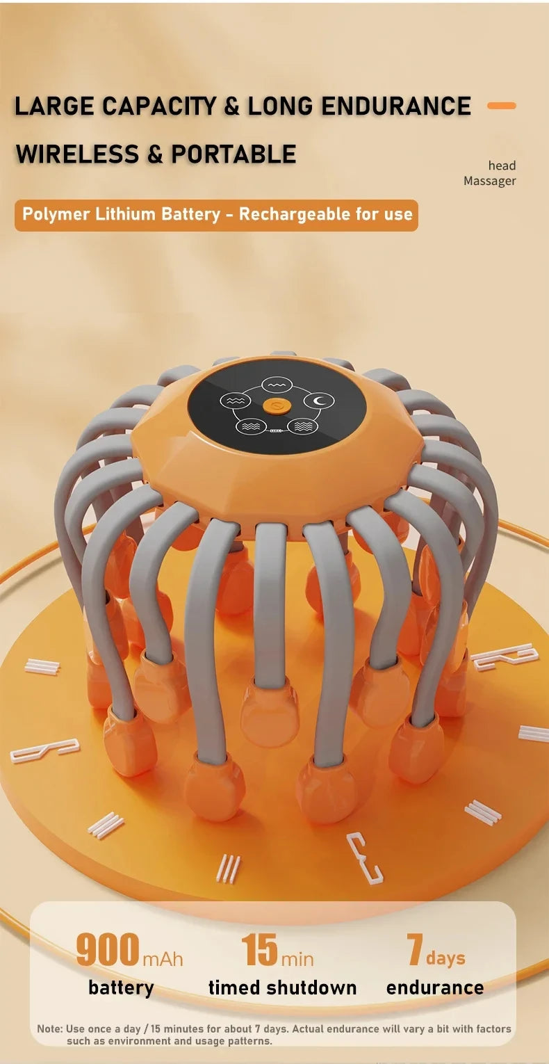 20 Heads Scalp Massager