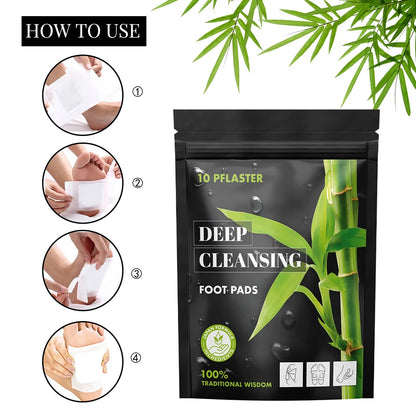 Wormwood Bamboo Charcoal Foot Patch