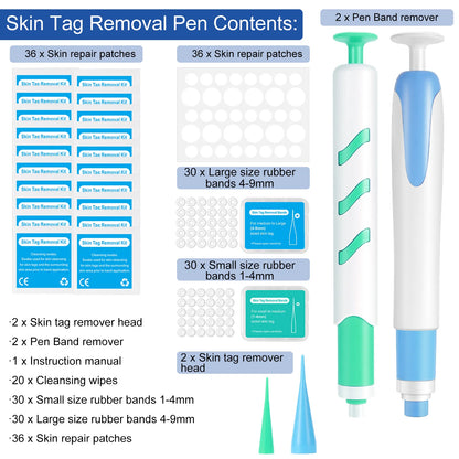 Skin Tag Removal Kit with Cleansing Swabs