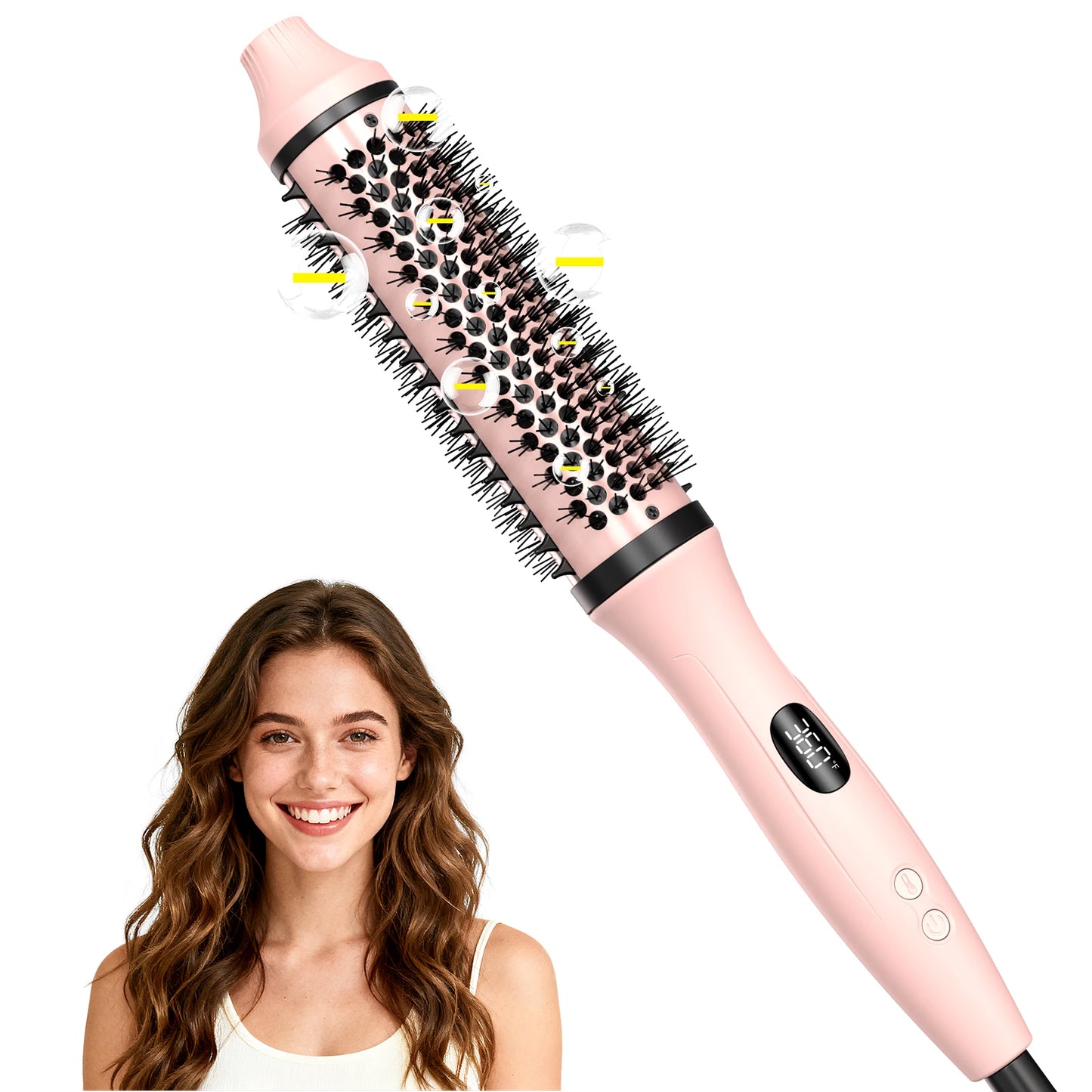 Dual Voltage Ionic Thermal Brush