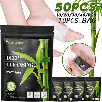 Wormwood Bamboo Charcoal Foot Patch