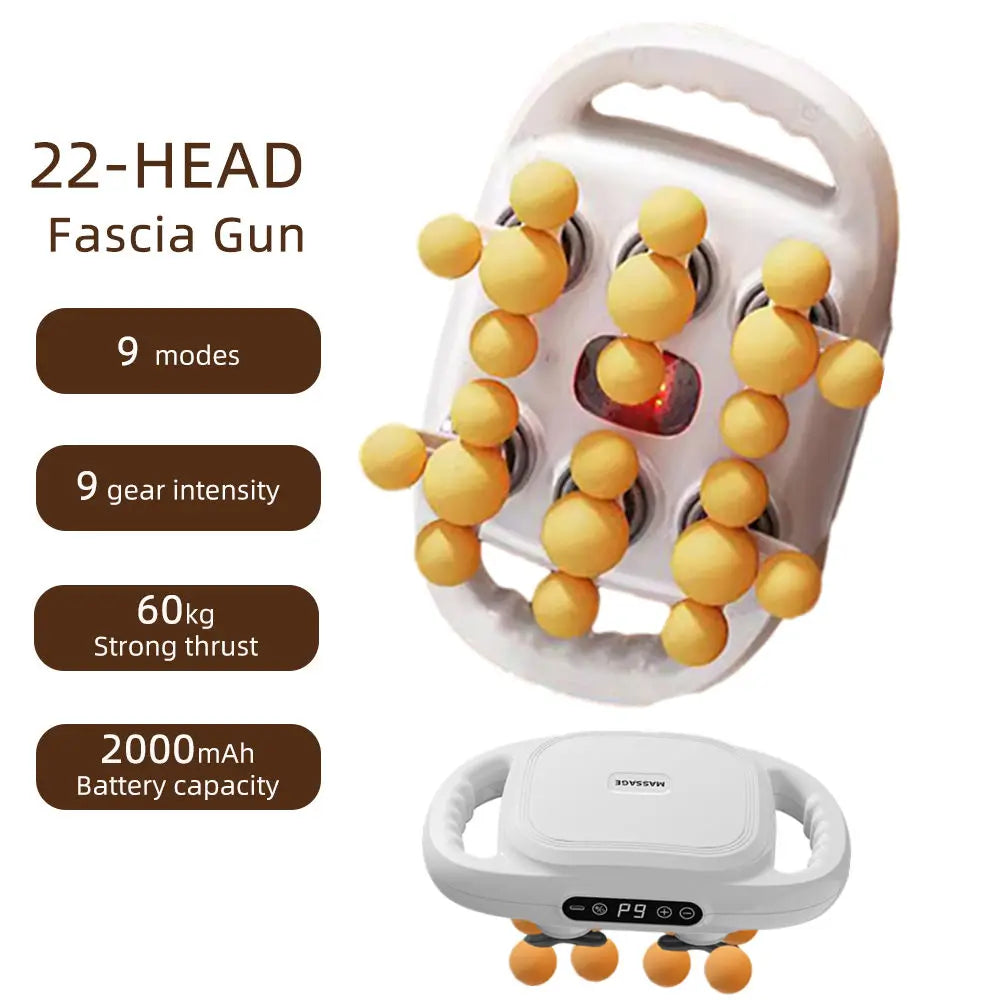 22-Head High-Frequency Fascia Gun