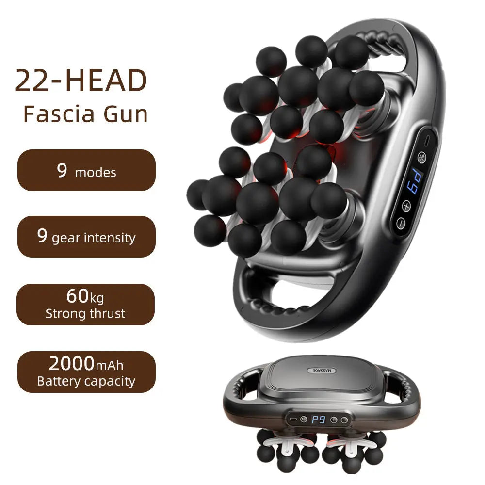 22-Head High-Frequency Fascia Gun