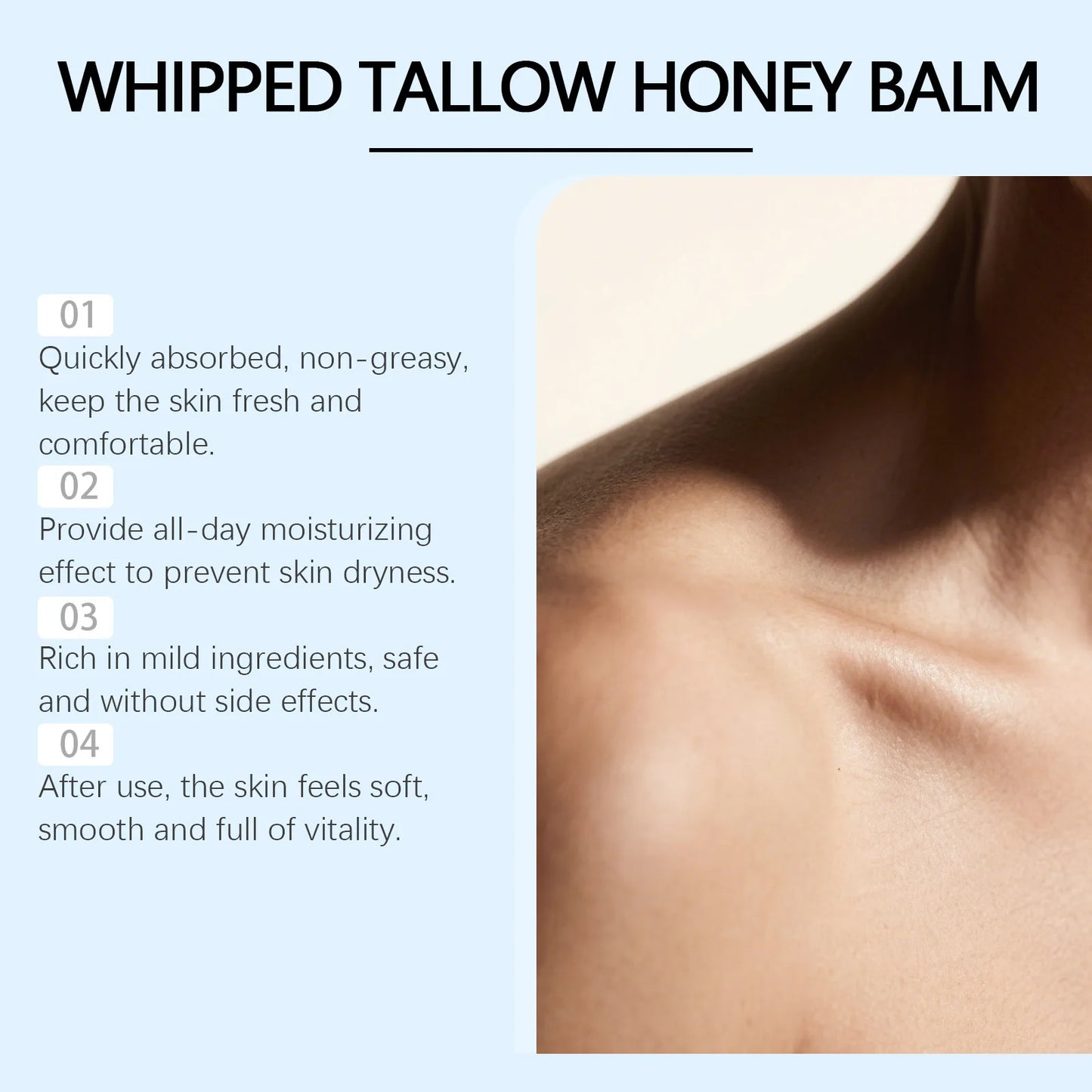 Copper Peptide Blue Balm with Manuka Honey for Dry